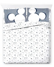 Kids Sheet Set with Fitted, Flat Sheets  Pillow Cover - Ultra-Soft Bedding w...