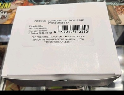 50x Play! Pokemon Prize Pack Series 8 *FACTORY SEALED* Promo Packs NEW NM