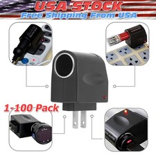 110V-240V AC Plug To 12V DC Car Cigarette Lighter Converter Socket Adapter Lot