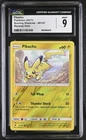 Pikachu CGC 9 Burning Shadows Reverse Holo