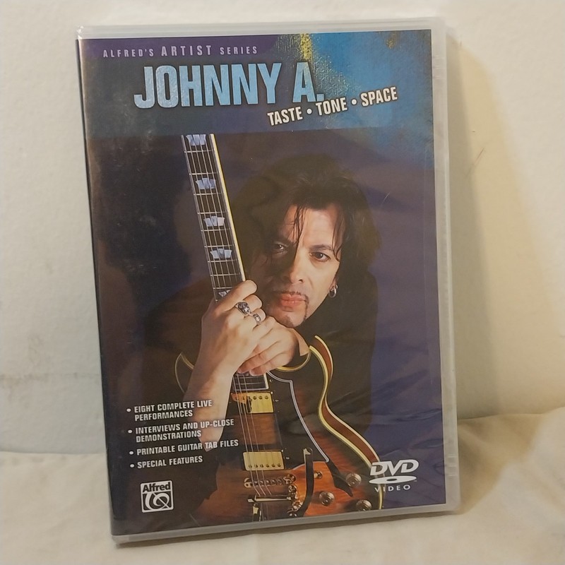2005 Alfred's Artist Series Johnny A: Taste.Tone.Space Sealed Instructional DVD