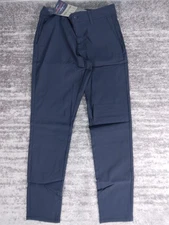 Weatherproof Vintage Men's Pants 32 Blue Hybrid Tech Flex Waist 32x34