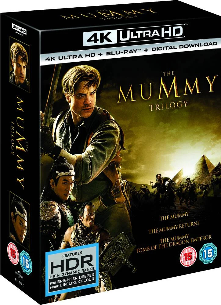 The Mummy Trilogy - The Mummy / Returns / Tomb Of The Dragon Emperor 4K Ultra HD