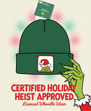    The Grinch Official Beanie - Your Heart Will Grow Three Sizes   