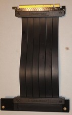 Phanteks (PH-CBRS4.0_FL22) 220mm Flat Line PCI-E gen4.0 x16 Rise Cable, 90 De...