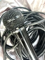 Vintage Shure SM58 Special Black Edition Cardioid Dynamic Vocal Wired Microphone