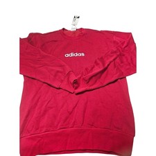 Adidas Deep Red Crewneck Sweatshirt Size Medium