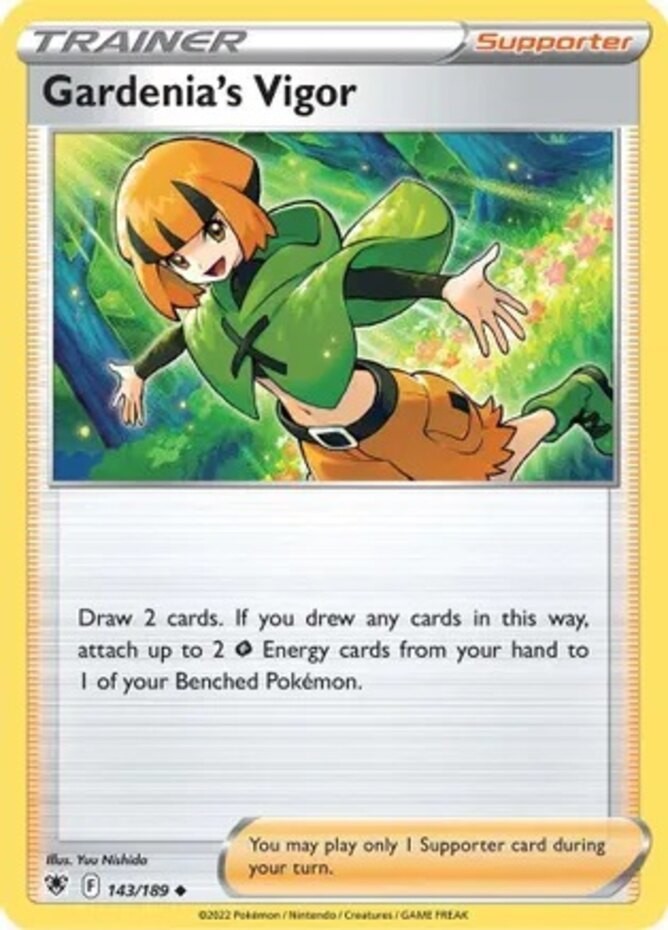 Gardenia's Vigor - 143/189 - Uncommon - Reverse Holo - Near Mint