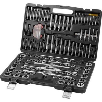 116-Piece Heavy-Duty Threading Kit, Tough Steel, Ideal for Harsh Environments