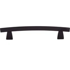 Top Knobs TK4BLK Sanctuary Collection 5 in. (127mm) Arched Pull, Flat Black
