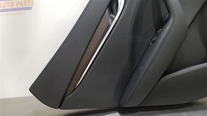 19 2019 MASERATI LEVANTE OEM REAR DOOR TRIM PANEL BLACK DRIVER LEFT 