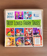 Disneyland Records Walt Disney Presents Best Loved Fairy Tales Vinyl LP Vtg 1962