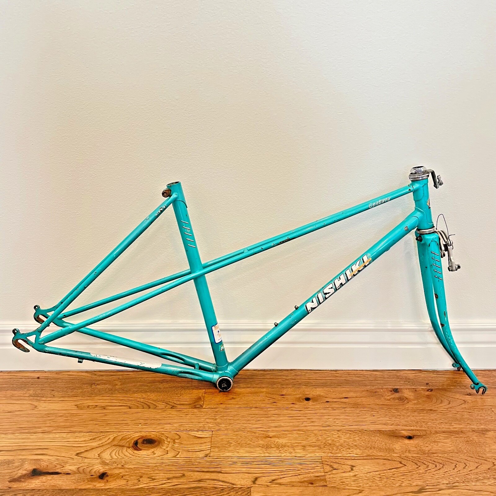 Nishiki Century Vintage Bicycle Frame Set Chromoly 48 cm, Good (67.99 USD)