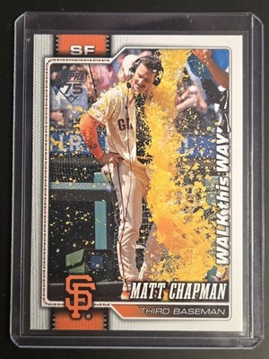 2026 Topps Series 1 Matt Chapman  Walk This Way  Image Variation SSP Giants #219