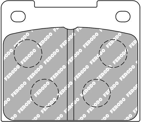 FERODO RACING FCP809R Kit de plaquettes de frein, frein à disque pour CATERHAM,F - Photo 2/2