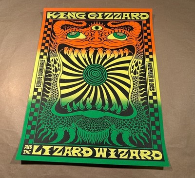   King Gizzard & Lizard Wizard Poster Berlin 2025 Germany 11/10 Amy Jean #/200