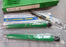 PILOT Ballpoint Pen Mechanical Pencil ROCKY 2020 Green - C.1980. Vintage Lot
