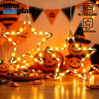 Leuchtstern Weihnachtsdeko 2 StüCk 30 Leds Batteriebetrieben IP65 Wasserdicht