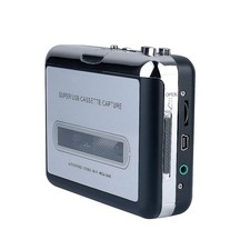 ⁺USB Cassette Player Portable Tape Convert Player Tape To MP3/CD Format 
