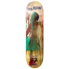 Heroin Skateboards Dalton Dern X BAM Skateboard Deck  8.375"