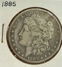 1885 P Morgan Silver Dollar ~ VF