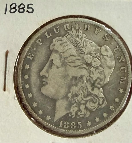 1885 P Morgan Silver Dollar ~ VF