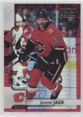 2017-18 O-Pee-Chee Platinum Red Prism 47/199 Jaromir Jagr #120 7fp