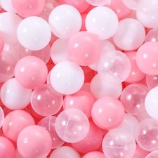 Heopeis Soft Plastic Ball Pit Balls for Kids - 100, 200, 500pcs Crushproof Toy