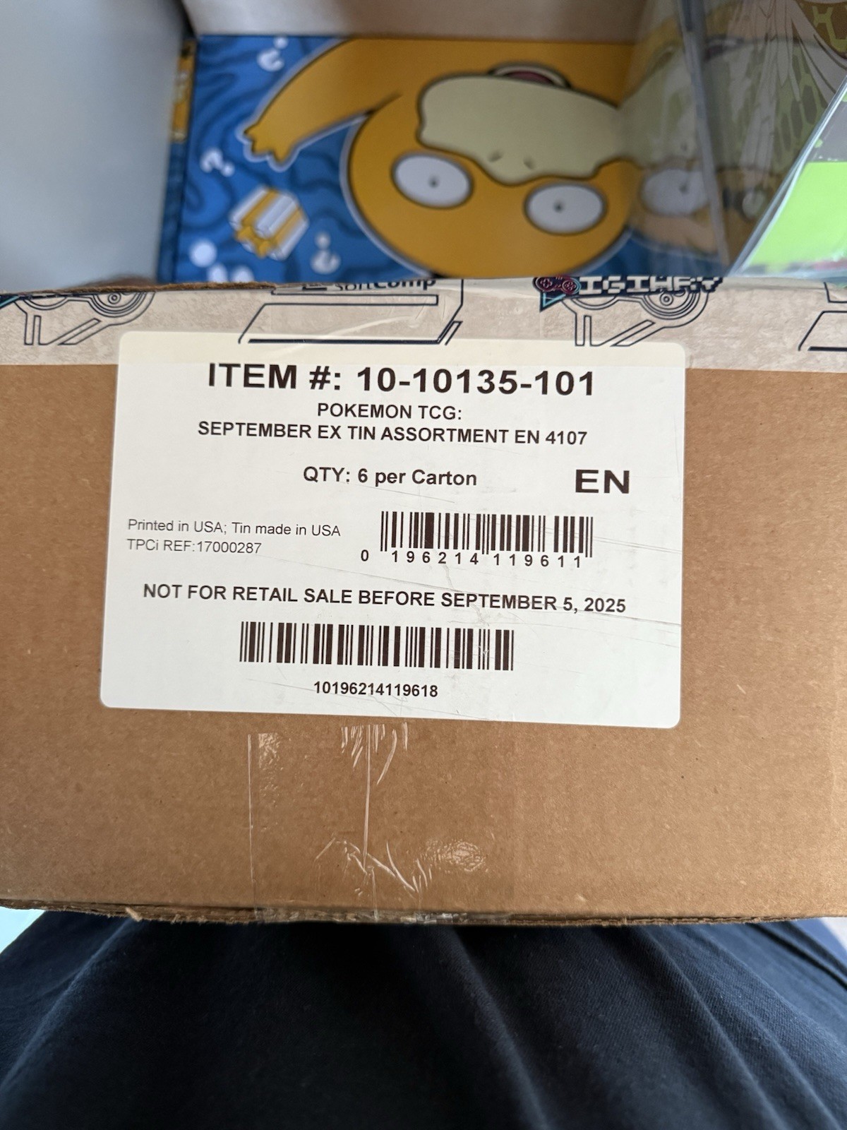 Pokémon TCG Team Rocket Tin Case of 6 (Mewtwo/Nidoking/Persian) New & Sealed ✅