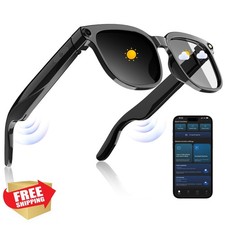 AI Smart Glasses 800W Camera Record Translate Control Music