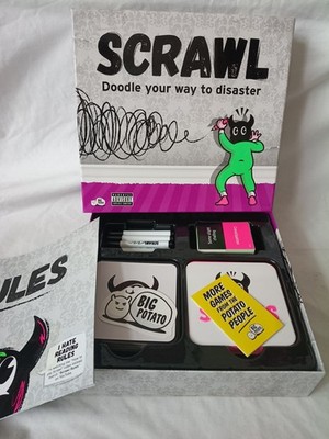 Big Potato Scrawl Partyspiel 4-8 Spieler - (16+) sehr guter Zustand