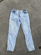 Vintage PS Gitano Jeans Womens 14R Blue Acid Wash Mom Jeans High Rise Cotton