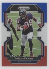 2021 Panini Prizm Red White & Blue Prizm Jordan Akins #35 rf2
