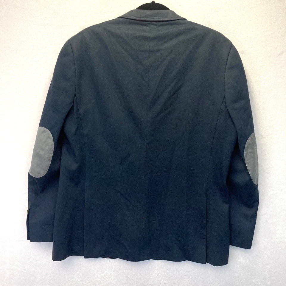 Chaqueta Blazer James Tattersall London Parche en el Codo 42S Azul Abrigo Deportivo Elástico Foto 2 de 4