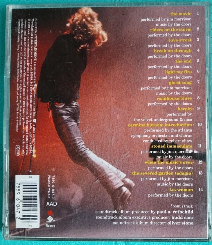 CD   THE DOORS   A FILM BY OLIVER STONE  MUSIC FROM THE ORIGINAL MOTION PICTURE - Bild 2 von 2