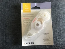 New 2 pack Xyron 3/8”X28’ PERMANENT Adhesive Refill Cartridges 14’ each