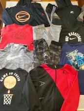 Youth Boys Large Nike Air Jordan 11 Piece Basketball Clothing Lot T Shirt Hoodie