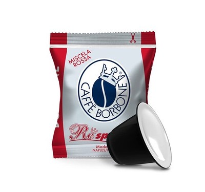Caff?? Borbone Red Blend Nespresso Compatible Espresso Coffee Pods, 100 Count E