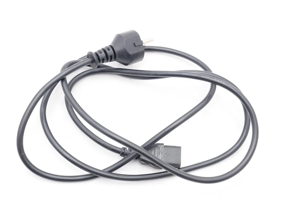 EUROPEAN EU POWER CABLE PLUG VOLEX AC EXTENSION CORD 1.9m 6ft CEE C13 - Image 2 of 4