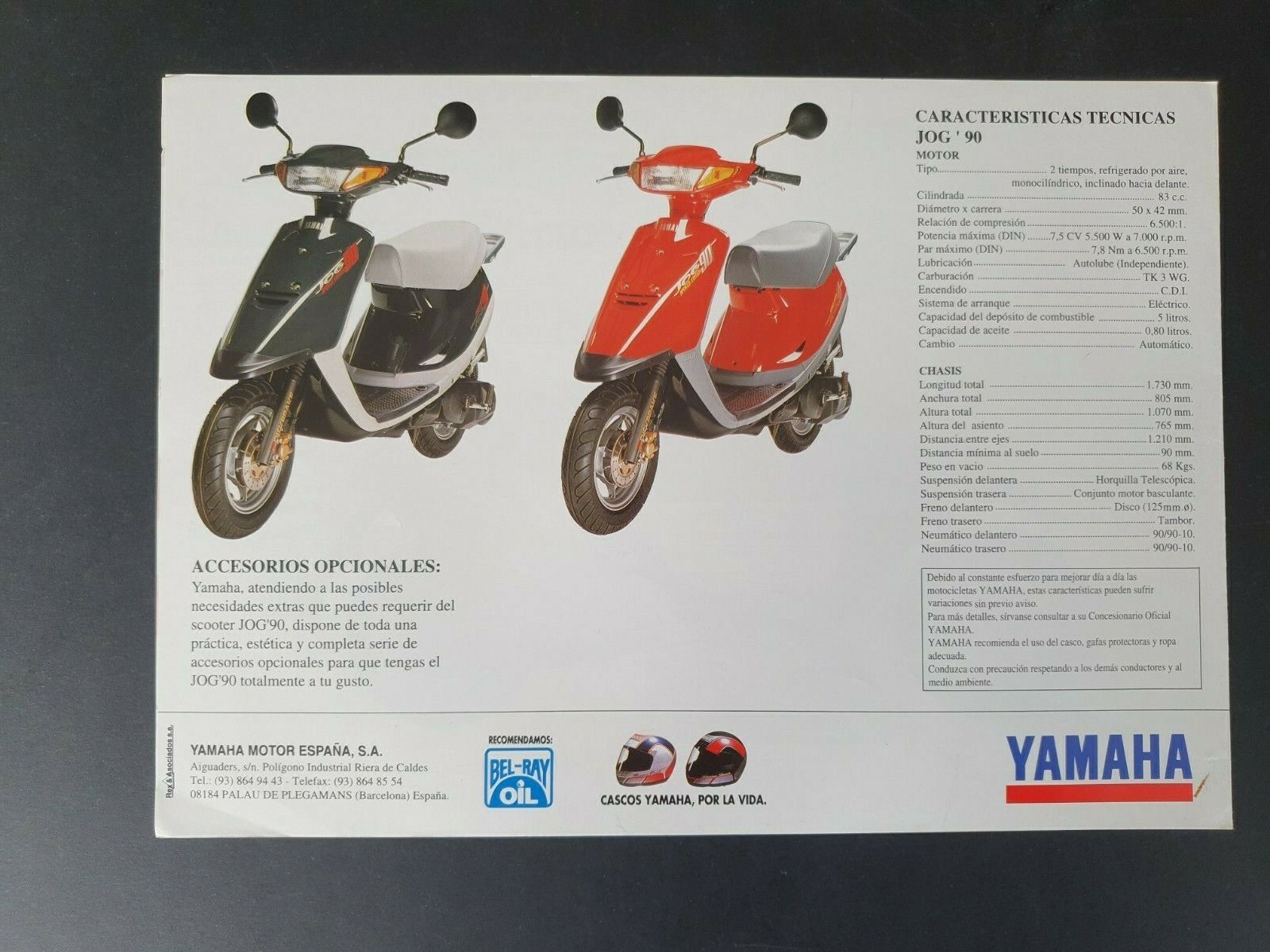 Motos YAMAHA JOG no as