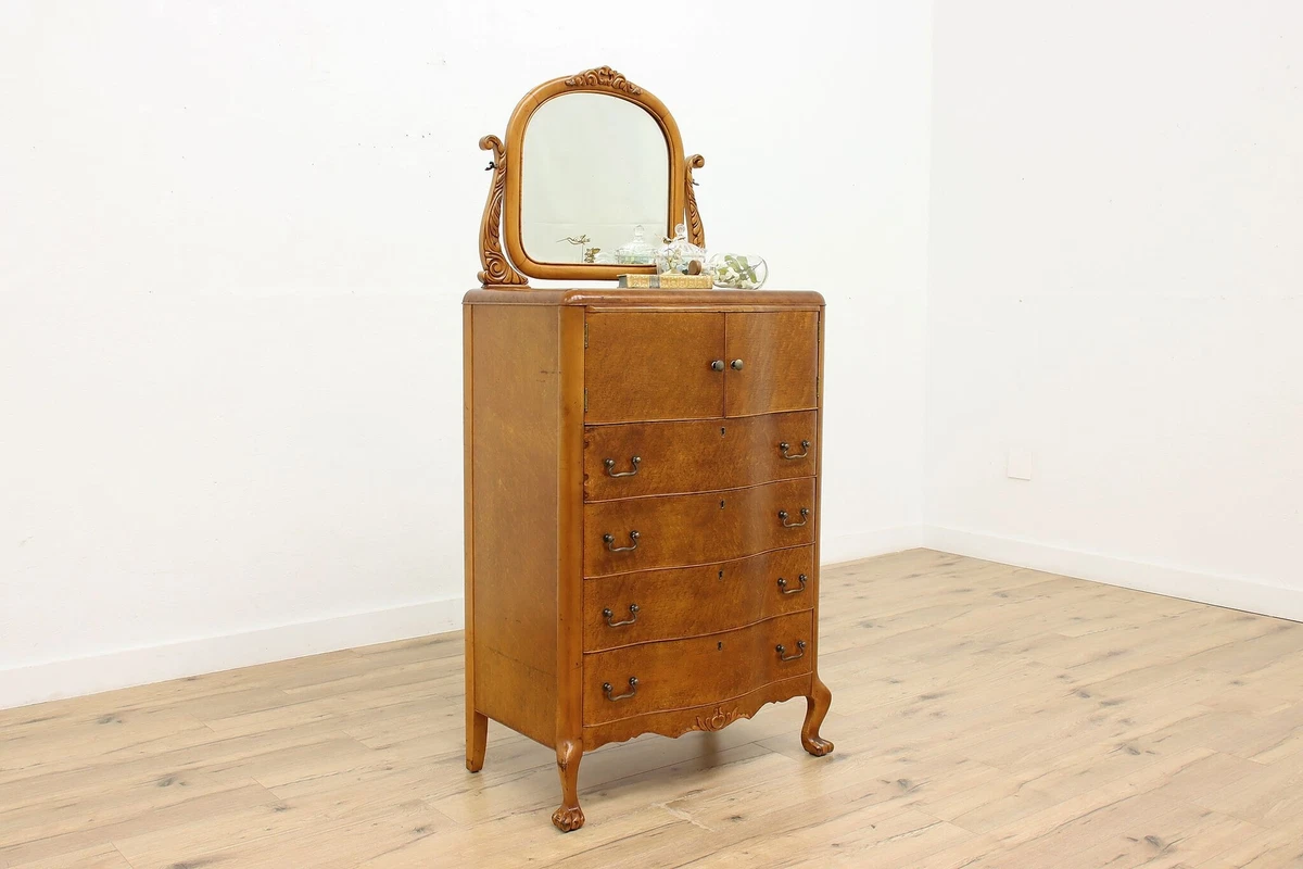 イデー　WAVE TALL CHEST Maple antique maple dresser products for sale | eBay