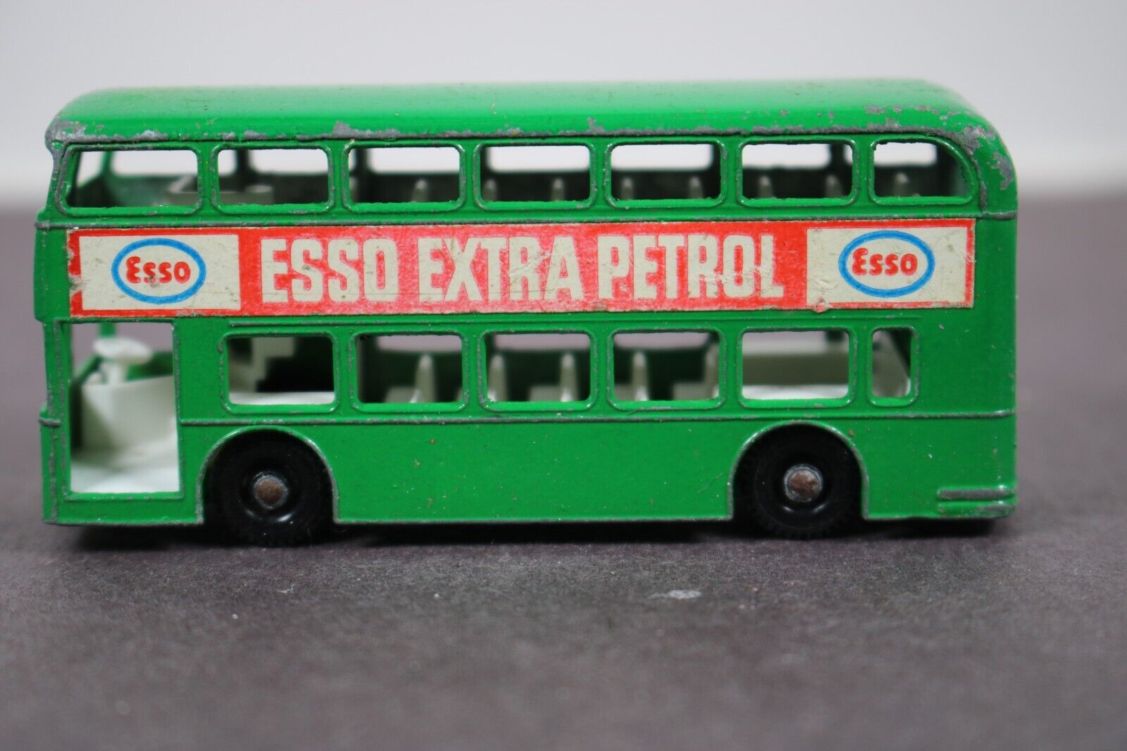 Vintage Matchbox Lesney NO. 74 Daimler Bus ESSO Extra Petrol Made In England