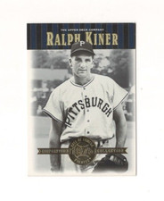 2001 Upper Deck Cooperstown Collection Hall Of Famers Ralph Kiner #29 - Pirates