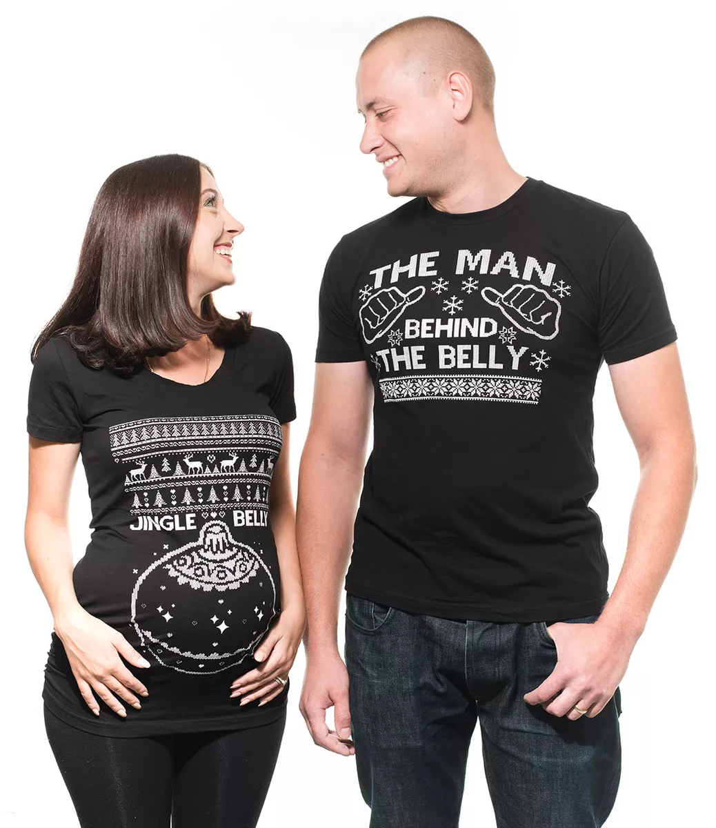 Maternity christmas top shirts funny