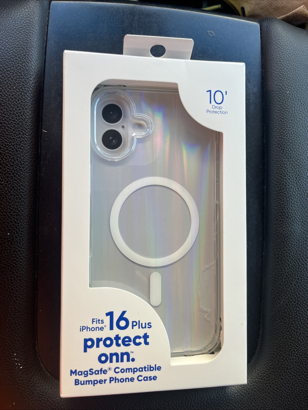 iPhone 16 Plus Clear Case, Military Drop Protection-image