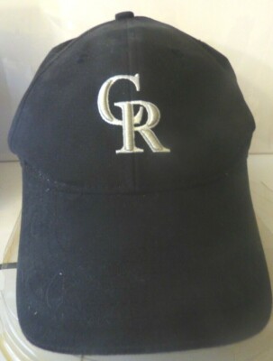Colorado Rockies MLB Black Cap Denver Mattress Co SGA Adjustable