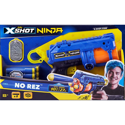 XShot Ninja No Rez - Foam Dart (8 Darts, 1 Dart), Zuru Limited