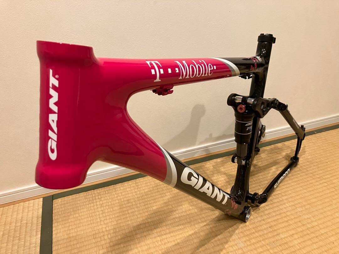 GIANT NRS T-Mobile マウンテンバイクフレーム GIANT NRS T-Mobile Mountain Bike Carbon Frame Size M Free