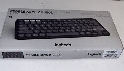 Logitech Pebble Keys 2 K380s, Tonal Graphite OPEN BOX Tested