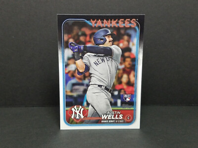 Austin 0 Wells Topps Yankees New York Rookie MLB RC - com: Card